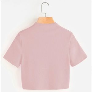 Pink Crop Top